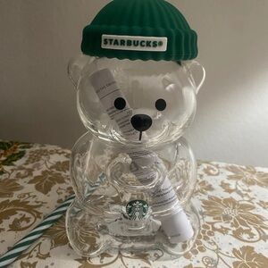 Starbucks Glass Bear Cup